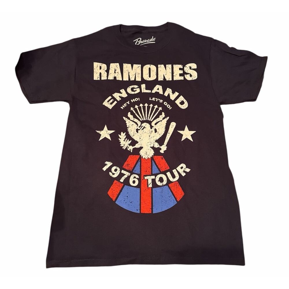 Ramones England 1976 Tour Tribute Band T Shirt Size Small‎
